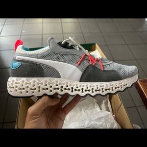 Puma for men size 9 gray white
